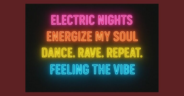 370+ Edc Captions for Instagram That Spark Energy