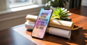 Master Degree Instagram Captions to Celebrate Big Wins