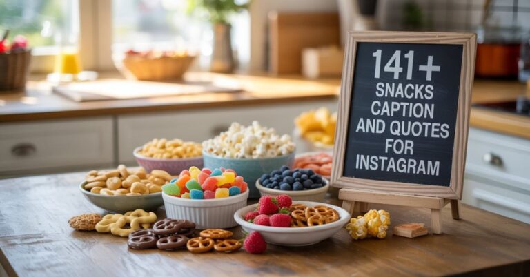 141+ Snacks Caption and Quotes for Instagram
